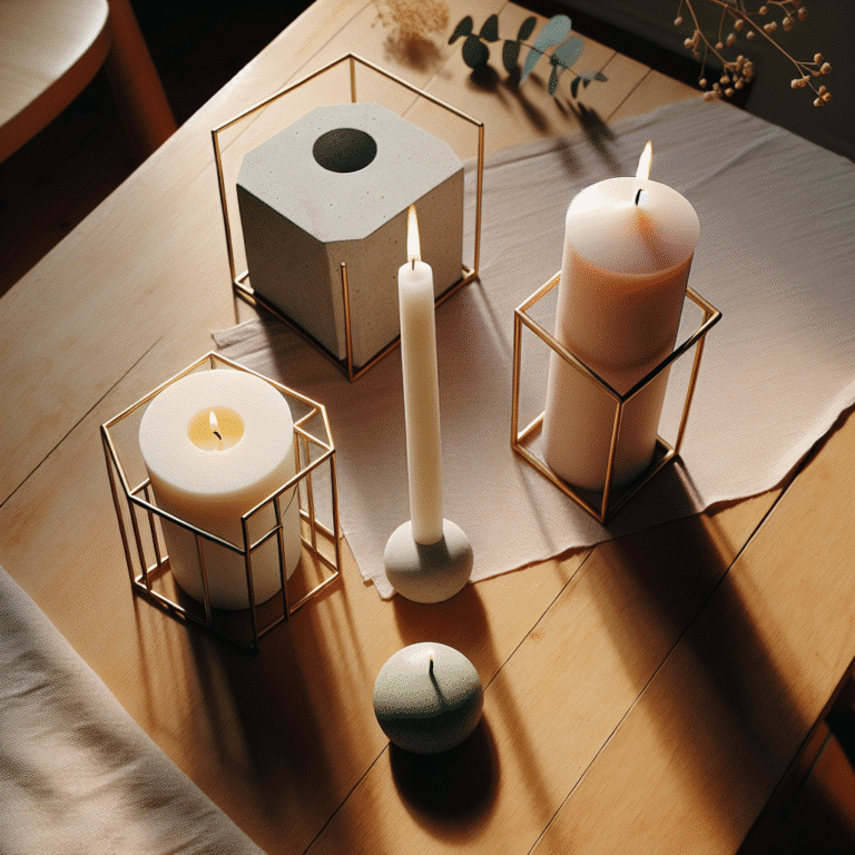 Beautiful DIY Minimalist Candle Holders to Brighten Up Any Room