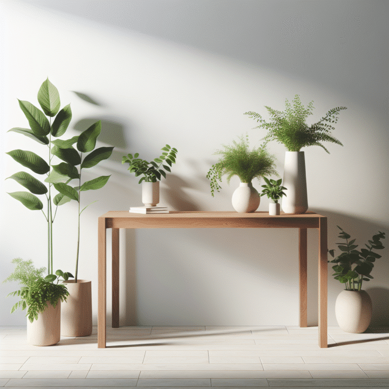 incorporating plants into minimalist design