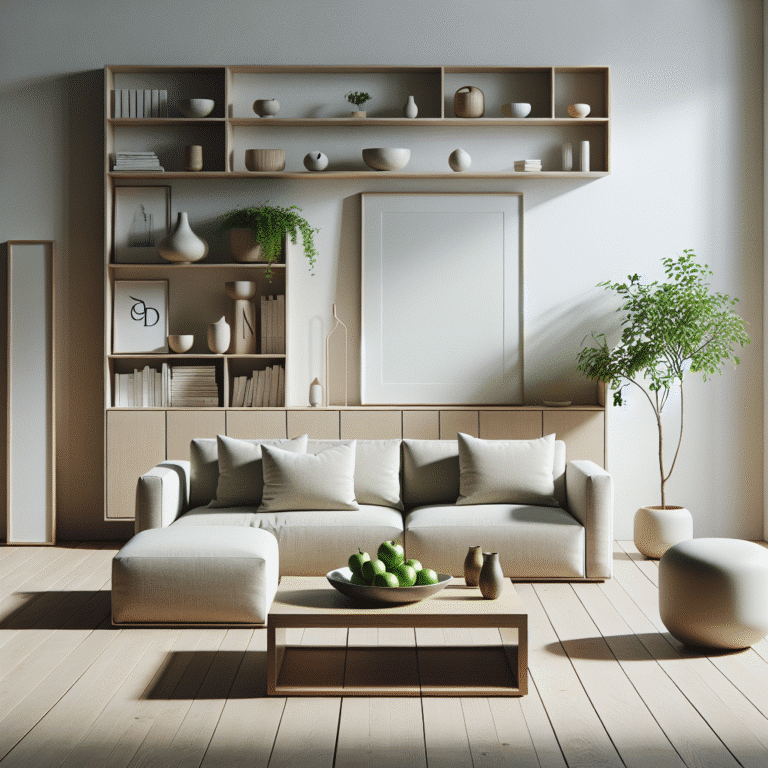 Minimalist Living Room Storage Solutions for a Clutter-Free Space