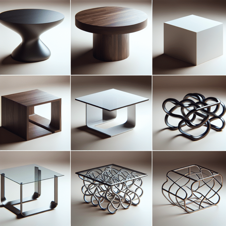creative minimalist coffee table designs