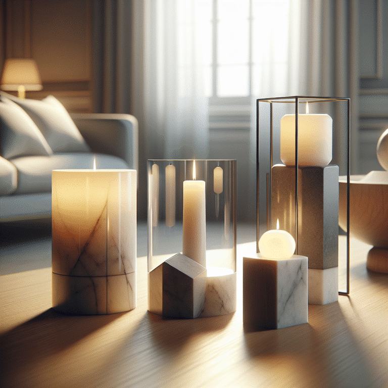 Beautiful DIY Minimalist Candle Holders to Brighten Up Any Room