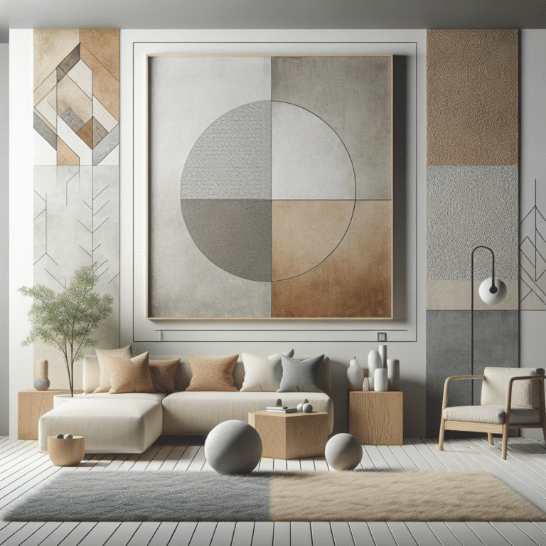 how to find balance in minimalist decor with textures