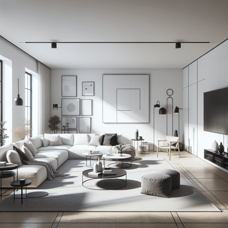Essential Elements of a Modern Minimalist Living Room