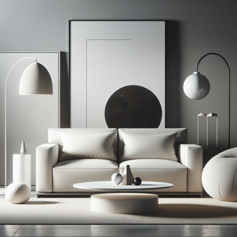 elegant decor elements for modern minimalism
