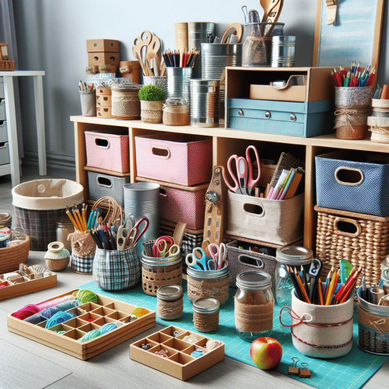 Craft Easy DIY Home Organizers for a Clutter-Free Space
