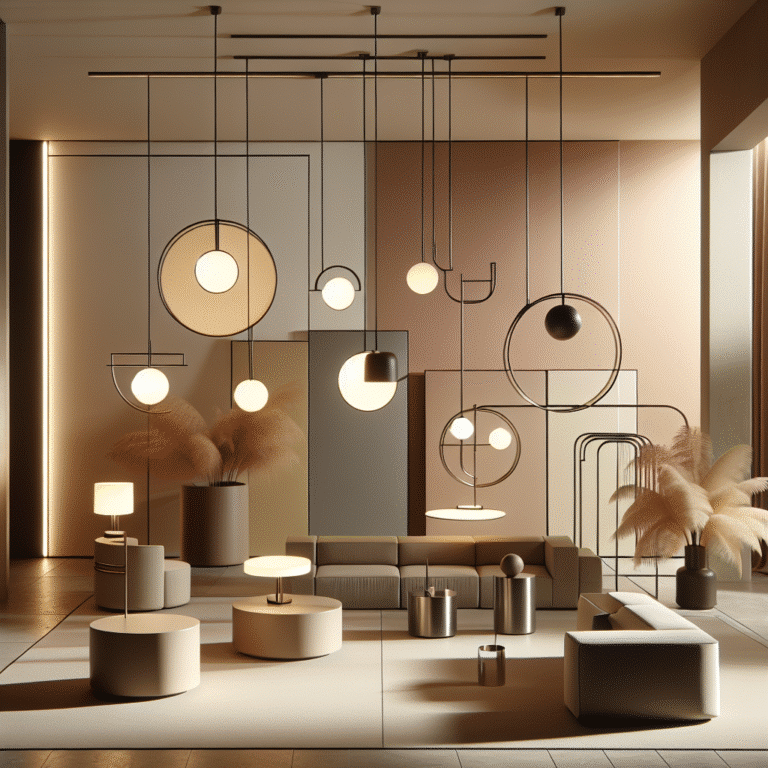 modern lighting fixtures for minimalist spaces