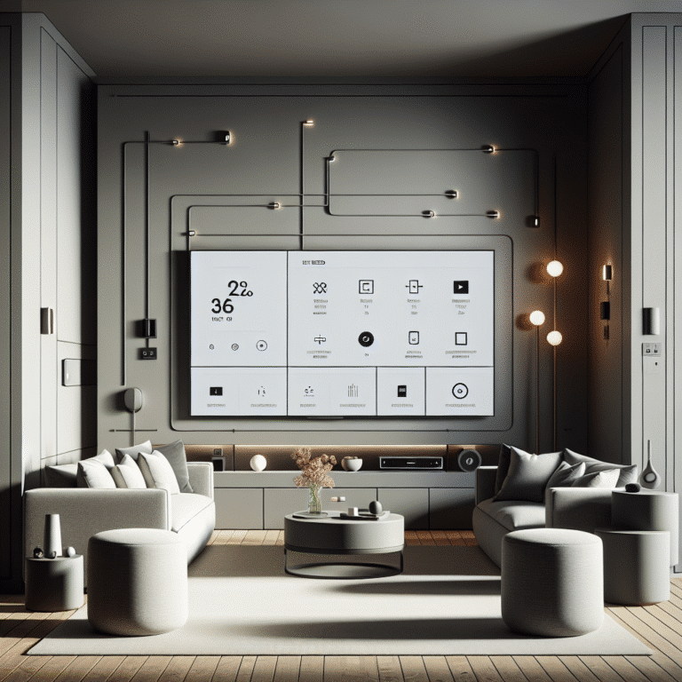Minimalist Living Room Tech Integration for a Sleek Look