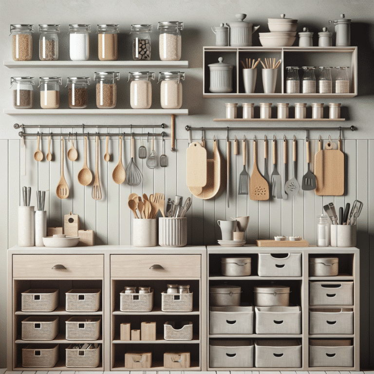 Practical DIY Minimalist Kitchen Organizers for Efficient Spaces