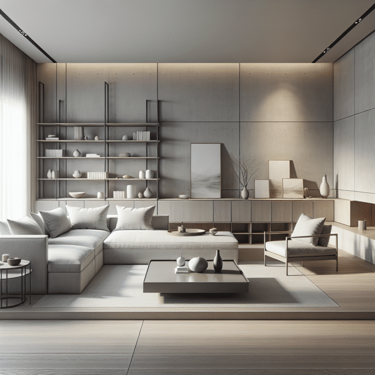 Transform Your Living Room with Chic Minimalist Furniture