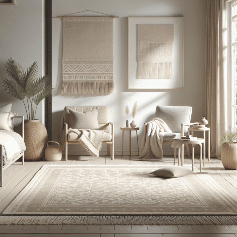 rug choices for minimalist home decor