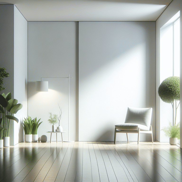 how to create a serene minimalist environment