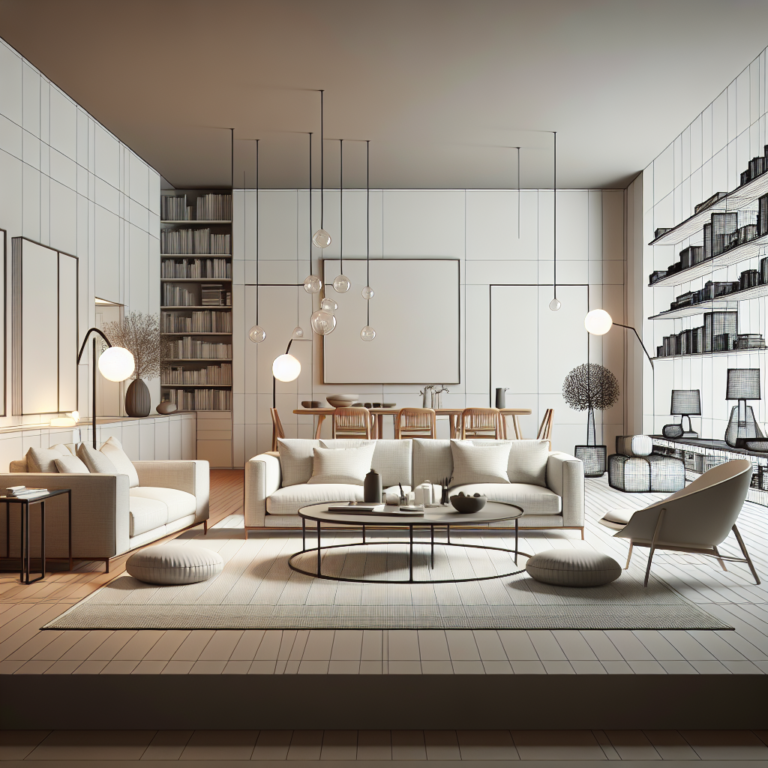 stylish yet simple minimalist living room furniture ideas