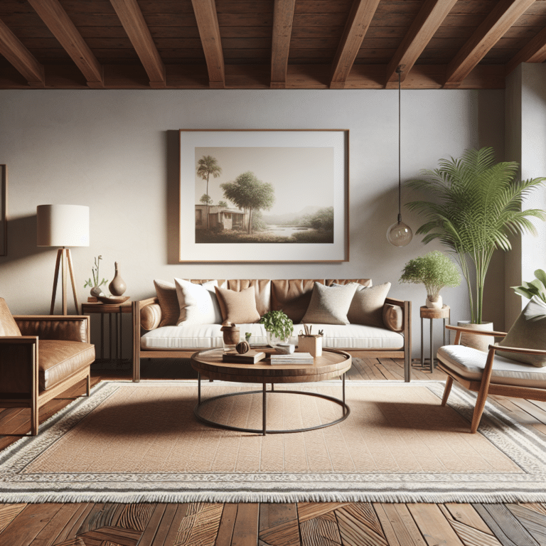 combining vintage and minimalist styles in living rooms
