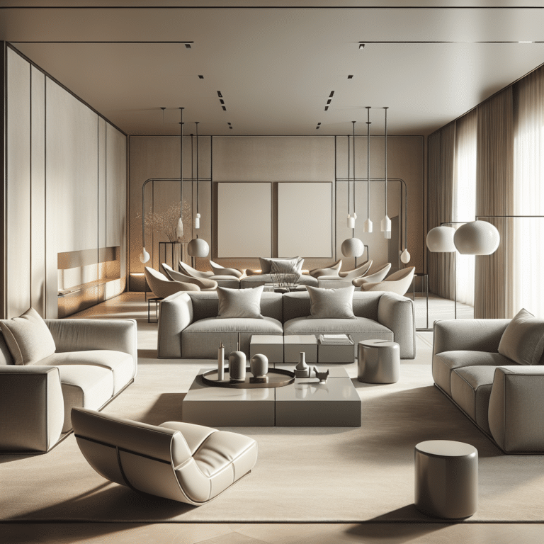 stylish seating options for minimalist living rooms