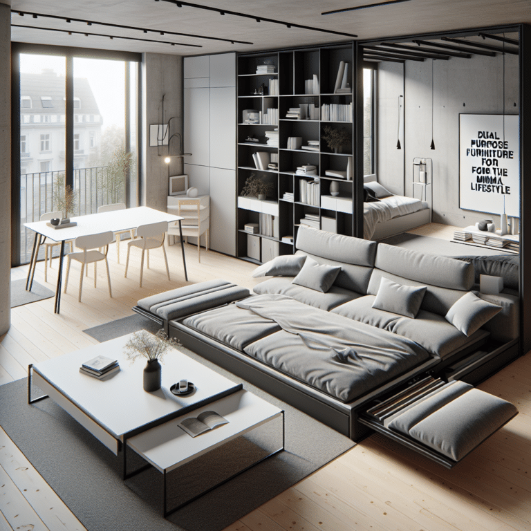 dual-purpose furniture for the minimalist lifestyle
