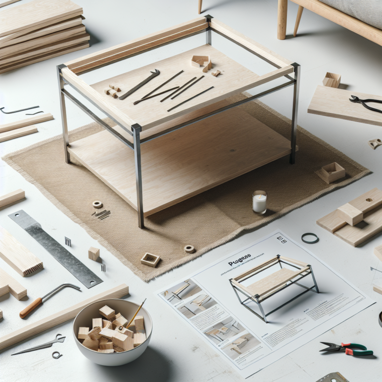Crafting a Stylish DIY Minimalist Coffee Table on a Budget