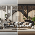 transforming a traditional space into a minimalist living room