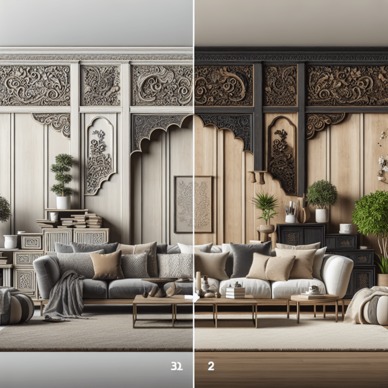 transforming a traditional space into a minimalist living room