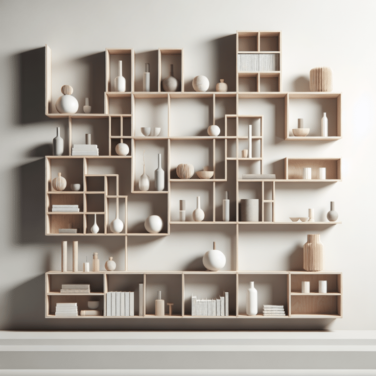 minimalist shelving ideas to maximize space