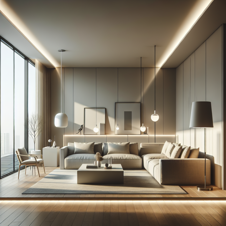 minimalist lighting ideas to enhance your living room