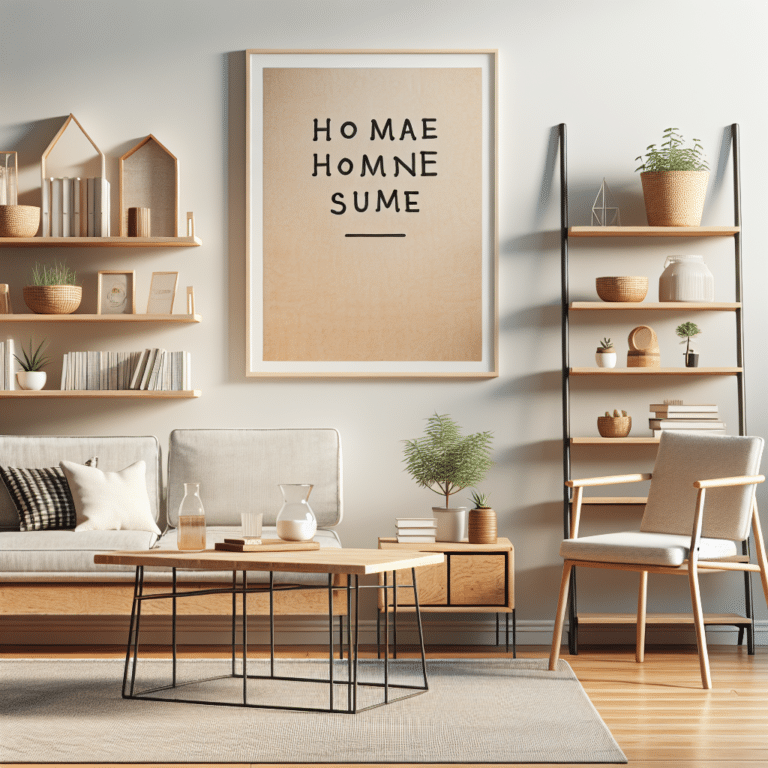 Budget-Friendly DIY Minimalist Furniture Projects for Every Home