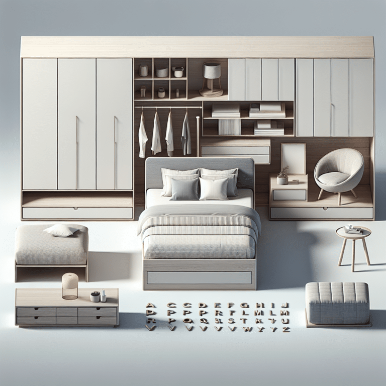 minimalist bedroom furniture that saves space