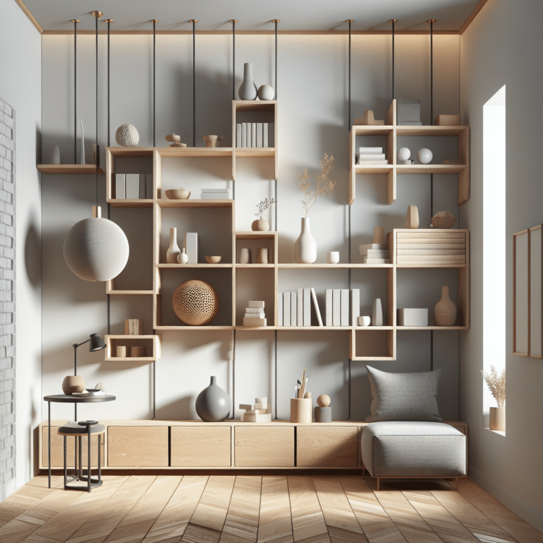 DIY Minimalist Wall Shelves for Small Spaces