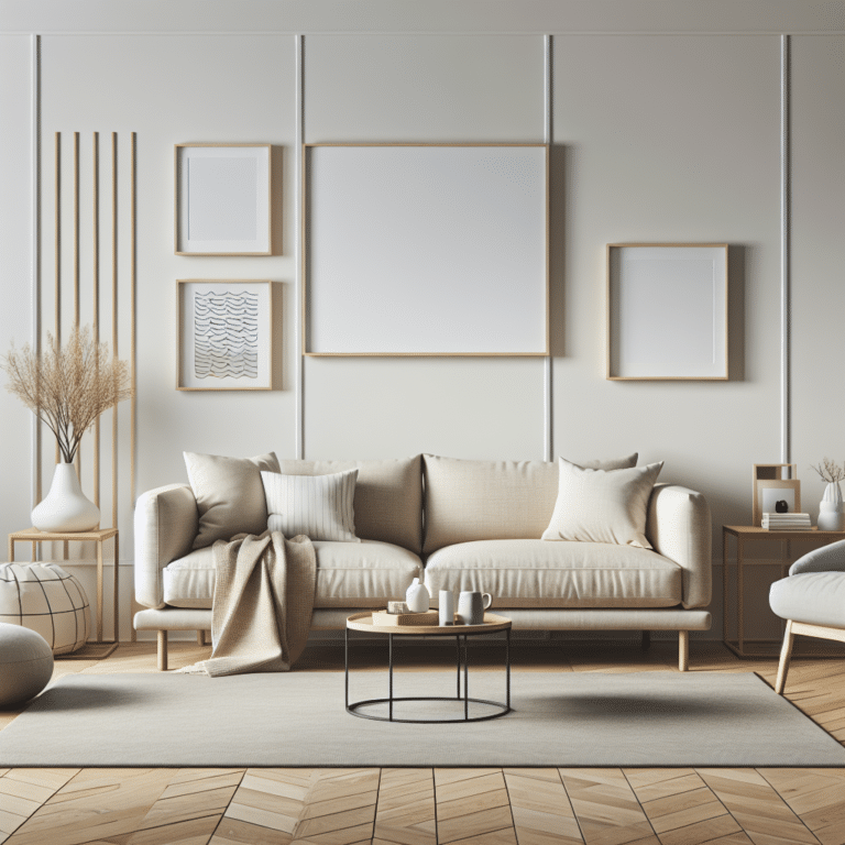 designing a functional minimalist living room layout